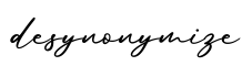 单词desynonymize书写