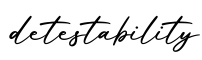 单词detestability书写