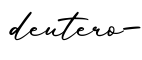 单词deutero-书写