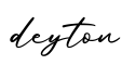 单词deyton书写