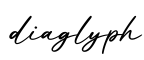 单词diaglyph书写