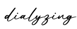 单词dialyzing书写