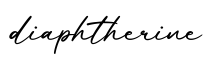 单词diaphtherine书写