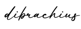单词dibrachius书写
