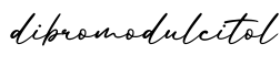 单词dibromodulcitol书写