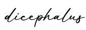 单词dicephalus书写
