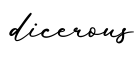 单词dicerous书写