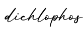 单词dichlophos书写