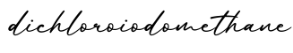 单词dichloroiodomethane书写
