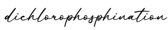 单词dichlorophosphination书写