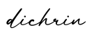 单词dichrin书写