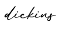 单词dickins书写