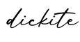 单词dickite书写