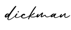 单词dickman书写