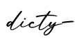 单词dicty-书写