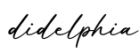 单词didelphia书写