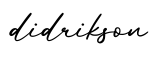 单词didrikson书写