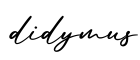 单词didymus书写