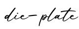 单词die-plate书写