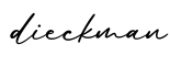 单词dieckman书写