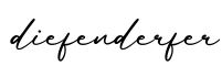 单词diefenderfer书写