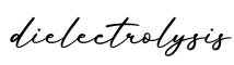单词dielectrolysis书写