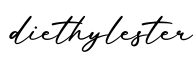 单词diethylester书写