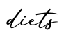 单词diets书写