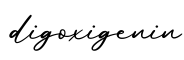 单词digoxigenin书写