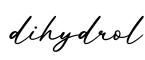 单词dihydrol书写