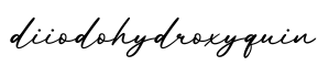 单词diiodohydroxyquin书写