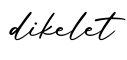 单词dikelet书写