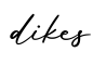 单词dikes书写
