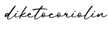 单词diketocoriolin书写
