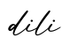 单词dili书写