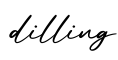 单词dilling书写