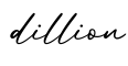 单词dillion书写