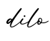 单词dilo书写