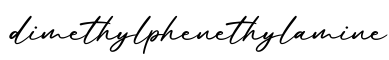 单词dimethylphenethylamine书写