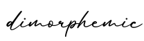 单词dimorphemic书写