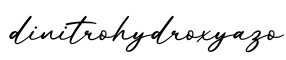 单词dinitrohydroxyazo书写