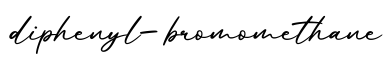单词diphenyl-bromomethane书写