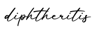 单词diphtheritis书写
