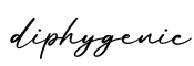 单词diphygenic书写