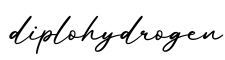 单词diplohydrogen书写