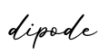 单词dipode书写