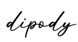 单词dipody书写