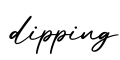 单词dipping书写