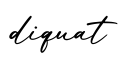 单词diquat书写