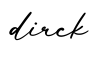 单词dirck书写